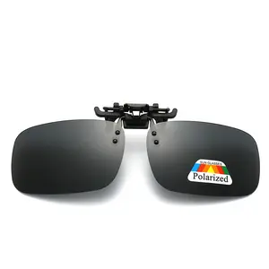 Polarized Clip-On Sunglasses with 180° Flip |  for Prescription Glasses - Driving & Fishing Shades