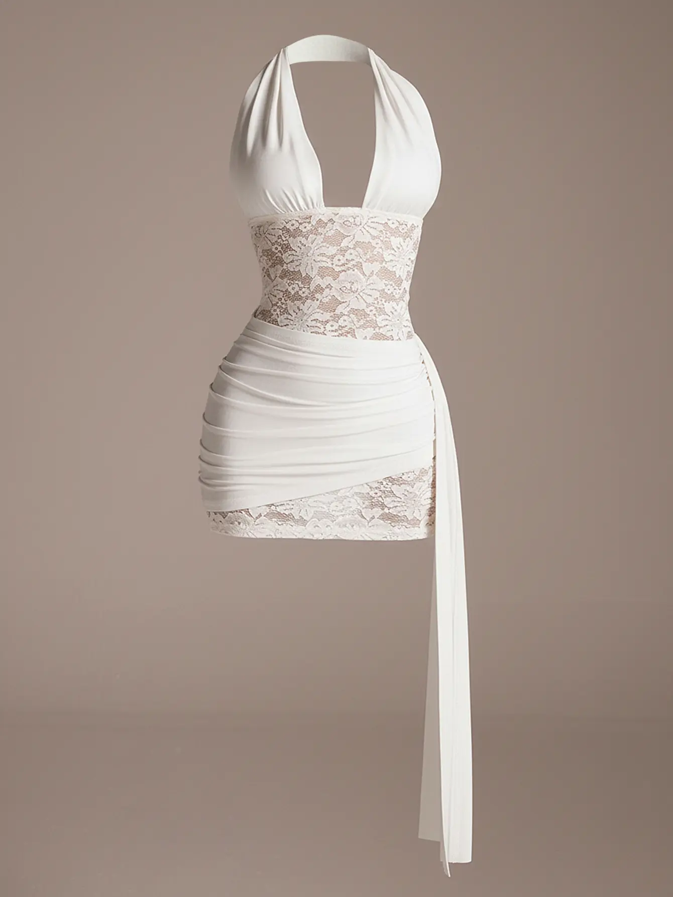 Spring Floral Lace Splicing Deep V-Neck Backless Dress,Graduation Dress. Summer Rave Festival Outfits - TikTok Shop Spring Floral Lace Splicing Deep V-Neck Backless Dress,Graduation Dress. Summer Rave Festival Outfits - TikTok Shop