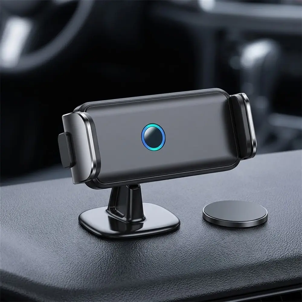 Smart Induction Wireless Car Phone Mount, Auto-Clamping Air Vent Holder, Anti-Slip Shockproof Universal Charger, One-Hand Operation for Multi-Devices, Gravity Sensor Auto-Lock Car Accessory