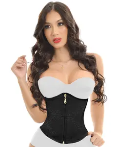 Mouline Rouge Stage 2 Colombian Fashion Waist Trainer – 9 Steel Bones High Compression Shapewear Mouline Rouge