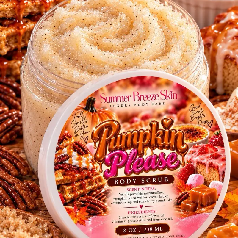 Whipped Body Scrubs Mild exfoliation for Soft Skin with Safflower Oil and Glycerin Exfoliate Shea butter Smooth skin Moisturize