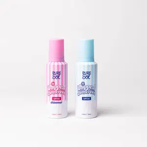 Pure Sol Whipped SPF 30 Sunscreen - 150g Hydrating Non-Greasy Body Care for Kids & Adults Shimmer Formula