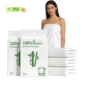 Disposable Towels Extra Thick& Large Dry Wipes Extra Thick Soft Clean Facial Disposable Bath Towels for Sensitive Skin, Makeup Removing, Cleansing, Nursing, Travel, 27.5×55 Inches