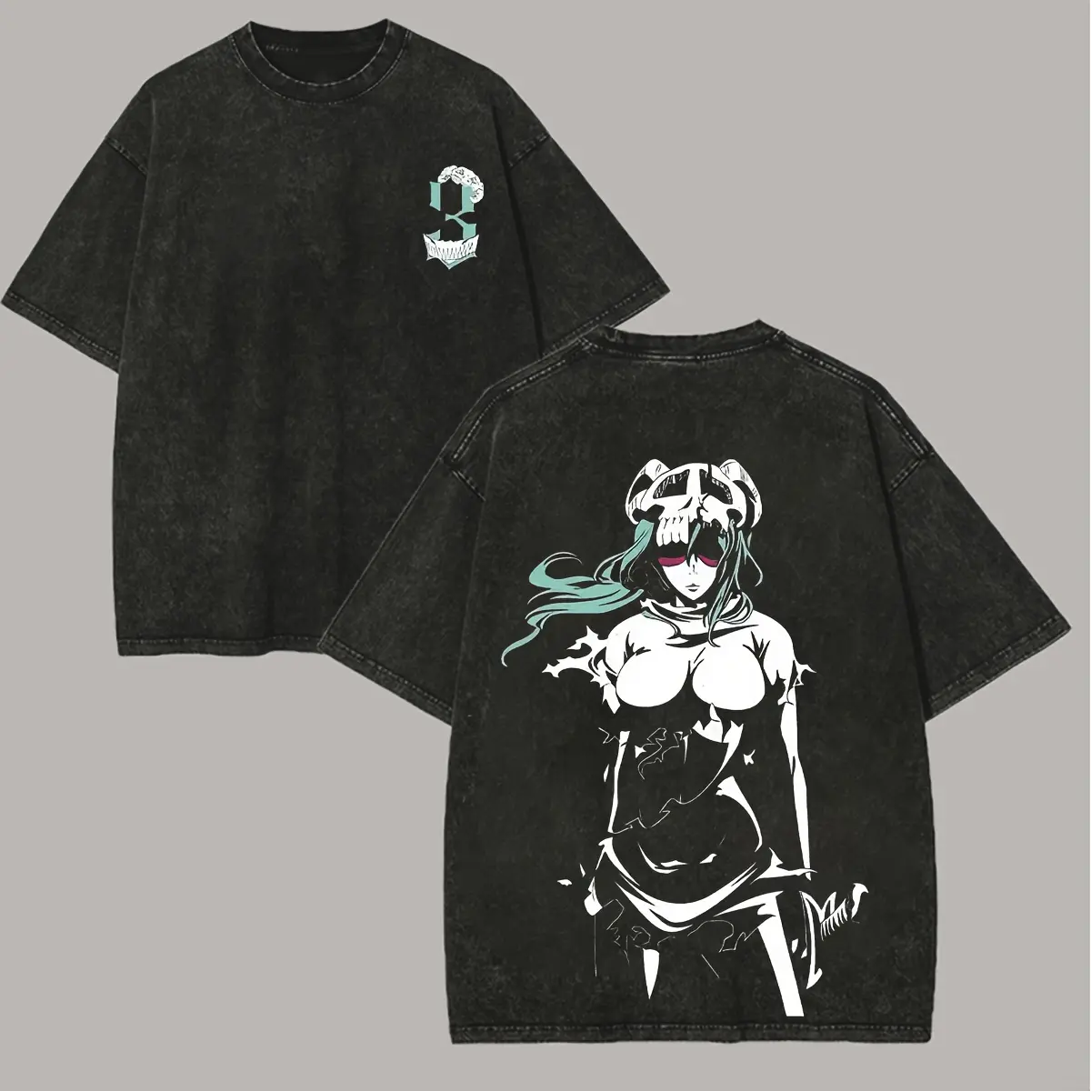 Bleach Nel Tu Printed Unisex Washed T-Shirt5