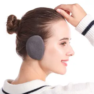 2 Pairs Ear Muffs for Winter, Bandless Unisex Earmuffs Windproof Ear Warmers for Cold Weather Outdoor Activities