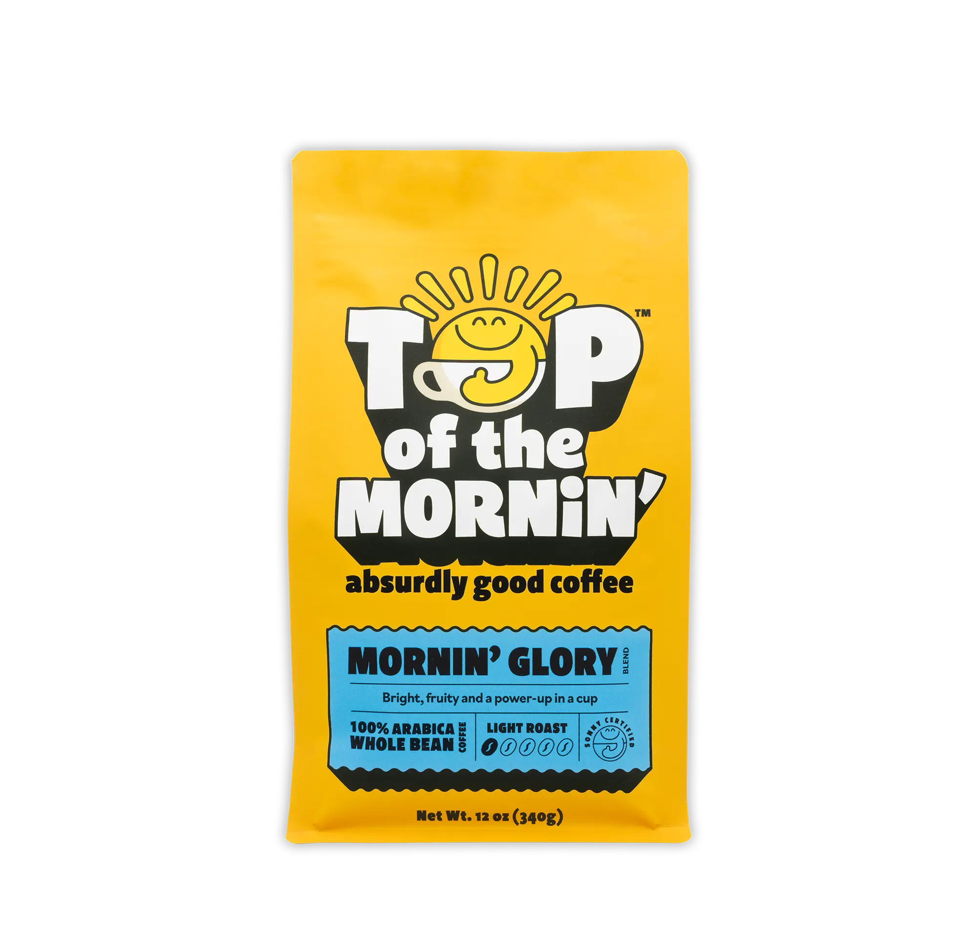 Mornin' Glory Light Roast Coffee | 12oz | Whole Bean & Ground