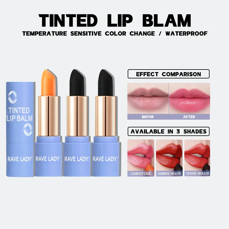 O'CHEAL Tinted Lip Balm Moisturizing Long lasting Lipstick Lip Makeup Cosmecis Lip Moisturize Cosmetic