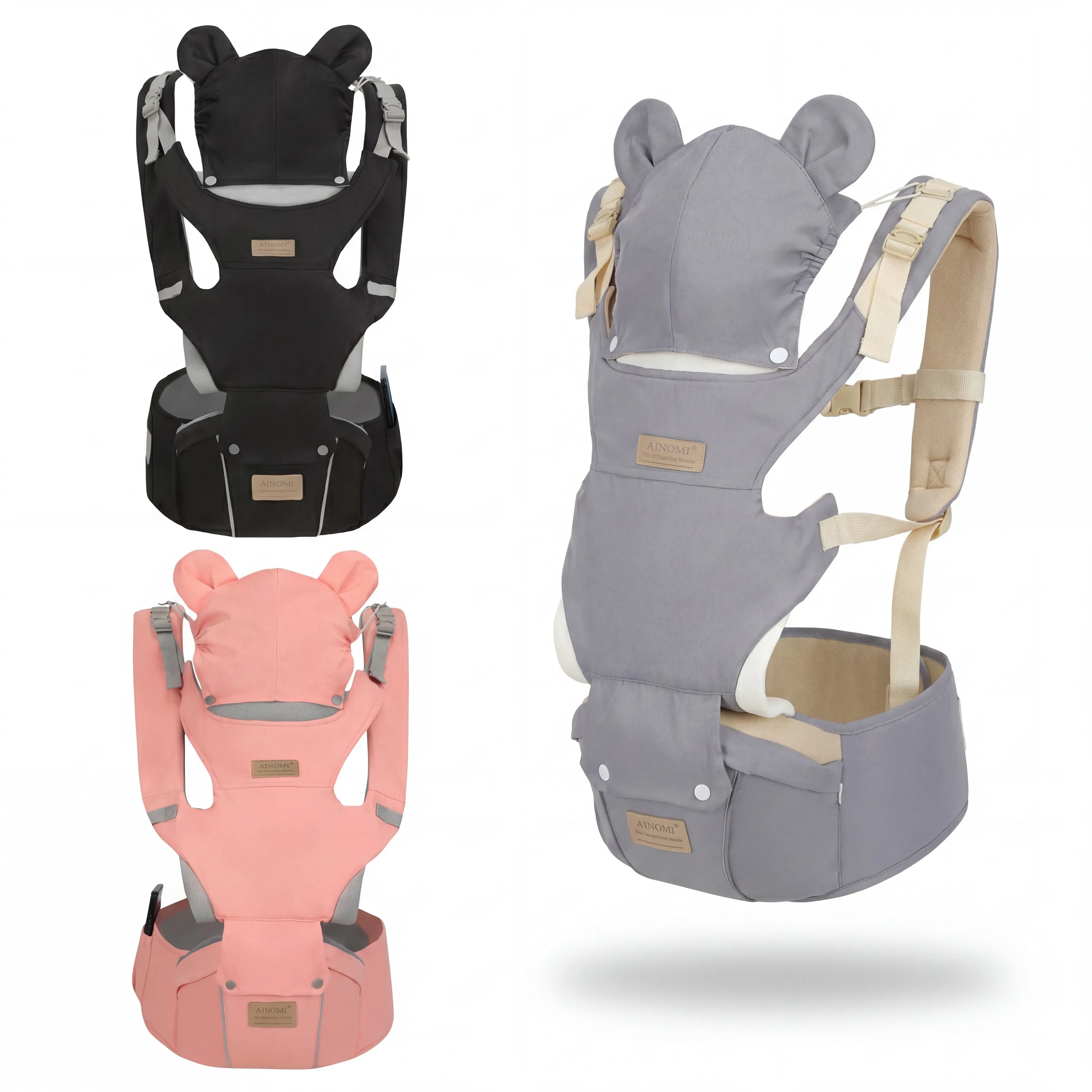 Baby Carrier Viral Ergonomic Baby Carrier #TikTokMadeMeBuyIt Baby Wrap Game Changer Hands Free Baby Sling Must Have Baby Carrier Hip Seat Newborn to Toddler Carrier lightweight infant velcro child