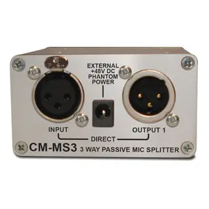 Sonifex CM-MS3 Single 3 Way Passive Microphone Splitter *USA Small Business*
