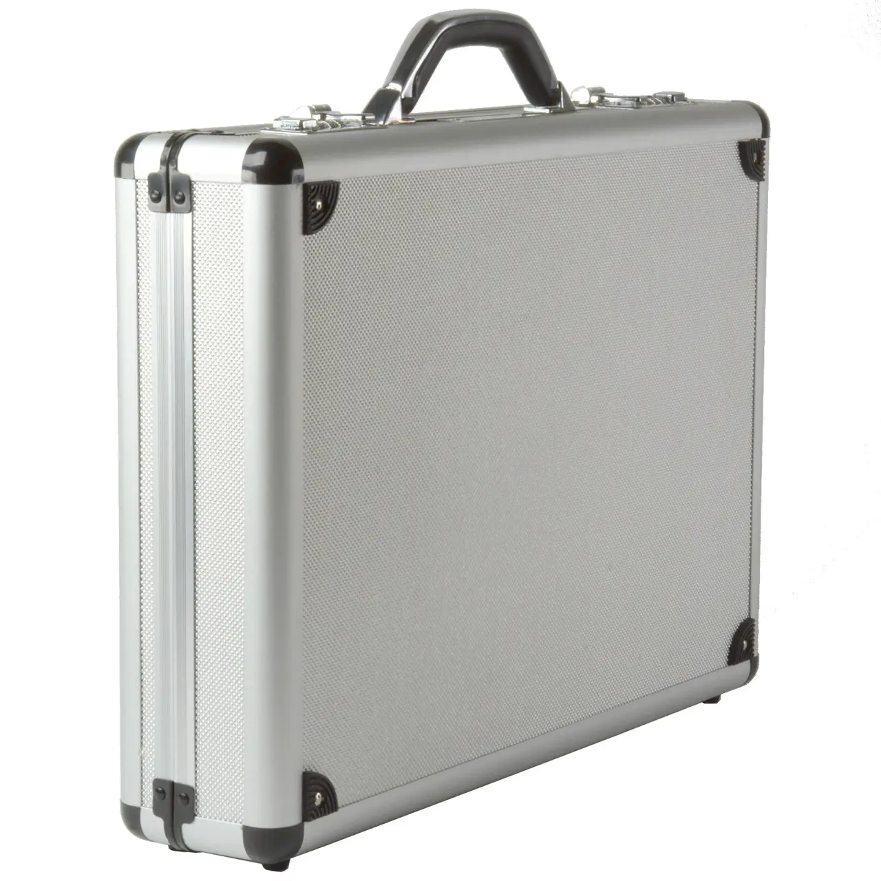 Alpine Swiss Aluminum Attache Case Padded Laptop Briefcase Combo Lock Hard Sided Alpine Swiss Aluminum Attache Case Padded Laptop Briefcase Combo Lock Hard Sided