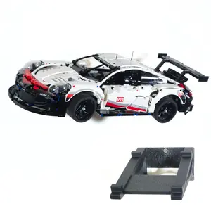 Wall Mount Bracket for Technic Porsche 911 RSR 42096 – Angled & Flush Display Mount for Secure and Stylish Installation