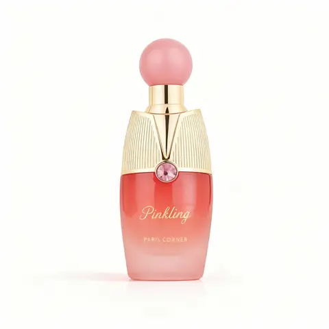 Paris Corner Perfumes Pinkling EDP Women's Fragrance 100ml 3.4 Fl Oz Enchanting Amber Floral Blend with Cherry & Saffron