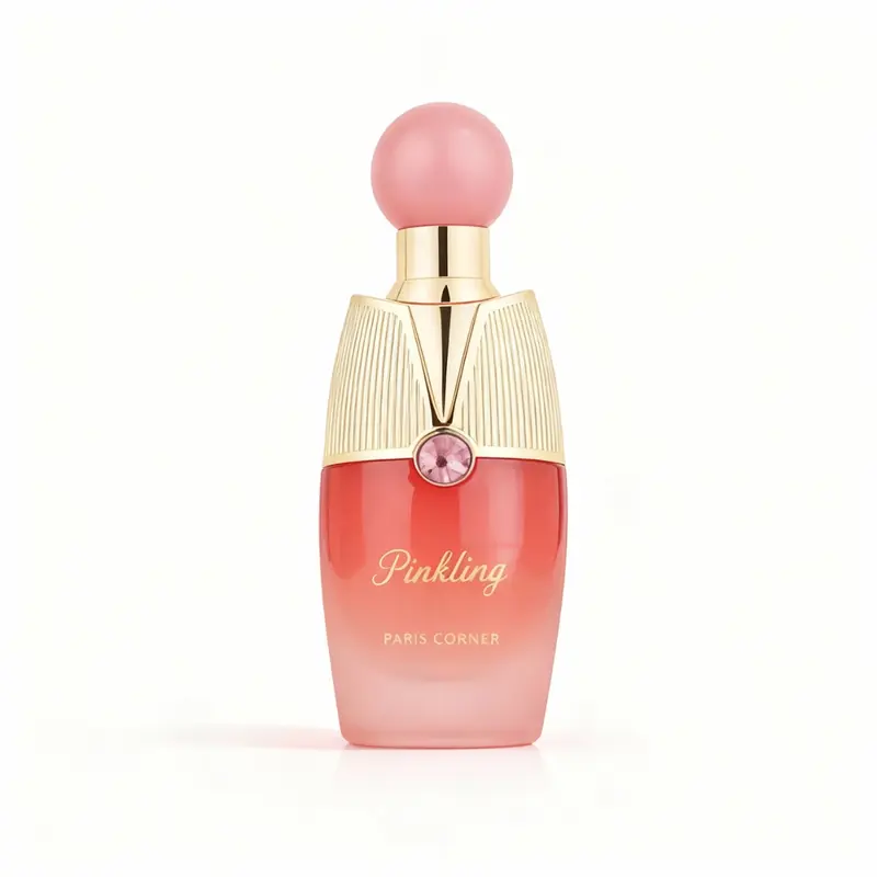 Paris Corner Perfumes Pinkling EDP Women's Fragrance 100ml 3.4 Fl Oz Enchanting Amber Floral Blend with Cherry & Saffron