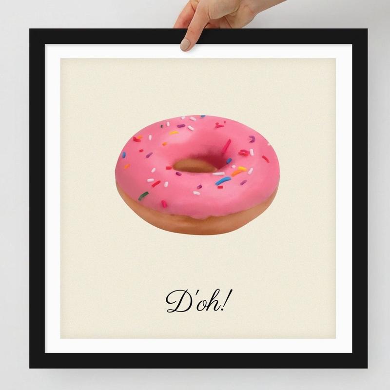 Framed The Simpsons Wall Art | Poster | Print | Quote | Unframed E