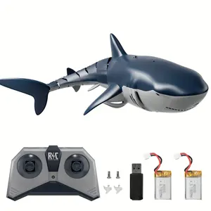 Babywendy [kids toys] BABY HOME Remote Control Shark Toy 1:18 Scale with Lights and Water Spray, USB Rechargeable, Boys on Halloween, Christmas, Birthdays