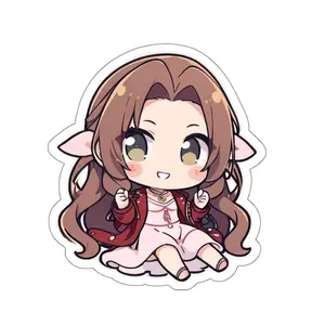 Aerith Gainsborough Kawaii Cutie Chibi Sticker