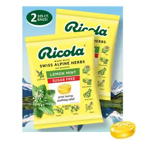 Ricola Sugar-Free Lemon Mint Herb Throat Drops, 210 ct.