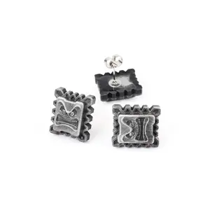 Wild Thwomp Earrings Pair - Super Mario Bros. Wonder