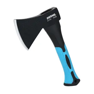 Mini Outdoor Hatchet Forged Carbon Steel Heat Treated Hand Tool, 10” Hatchet Axe Fiberglass Shock Reduction Handle with Anti-Slip Grip, TIKTOK Shop Deal Hand Tool