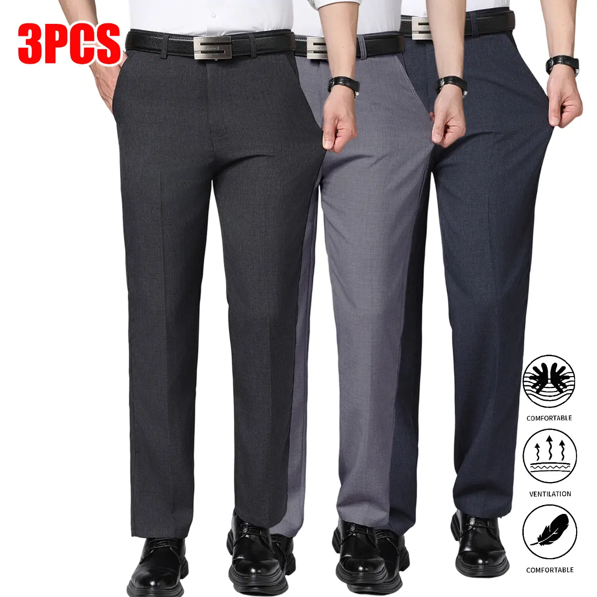 Dark gray + Light gray + Deep blue