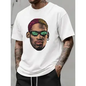 Trendy "Troll Revival" Print American Streetwear Design Graffiti Letter Print Short-Sleeve T-Shirt for Both Men And Women, Perfect for High Street Couple Outfits