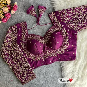 Designer sari’s blouse