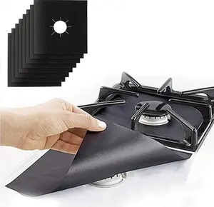 Gas Stove Burner Covers(10 Pack) - Extra Thick Non Stick Reusable Stove Top Covers for Gas Burners, Heat Resistant Gas Range...