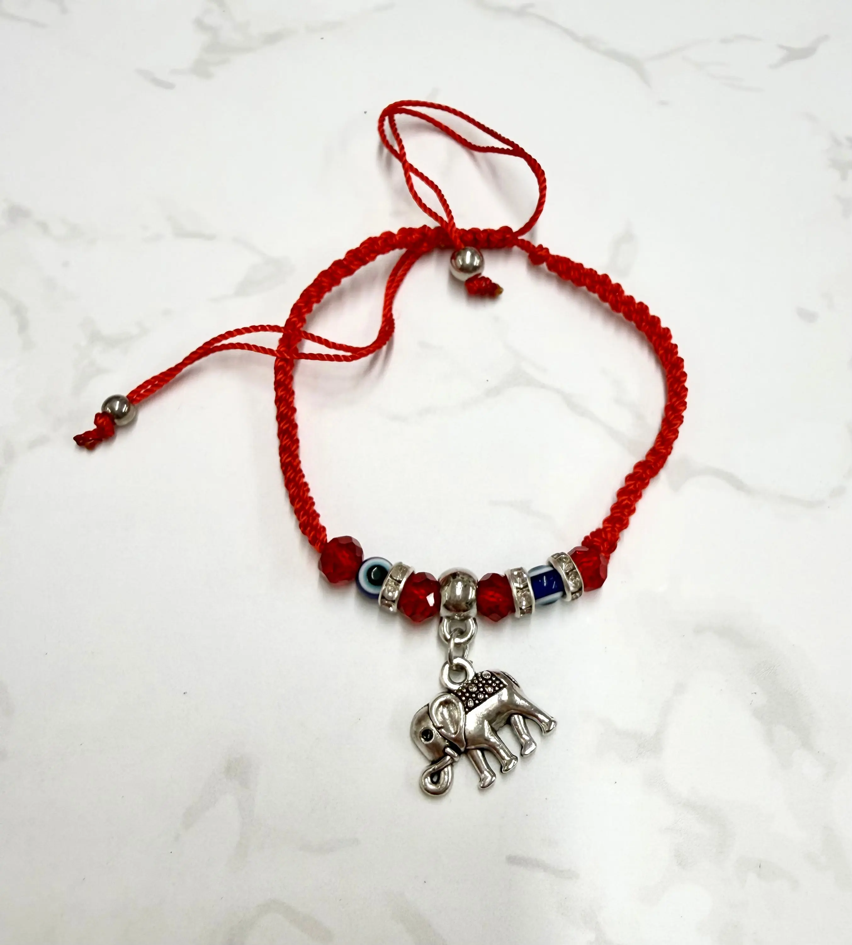 Red Elephant Lucky Bracelet