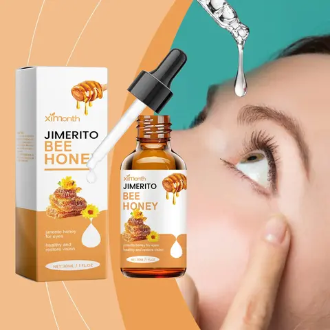 Ximonth Jimerito Glycerin Base Panthenol Eye Drops - 1 Bottle, Refreshing Soothing Solution to Hydrate, Boost Moisture for Dry Astringent Eyes, Restore Ocular Health