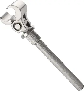 Door Hinge Repair Tool – Stainless Steel Adjustable Hinge Wrench for Sagging Doors, Door Alignment Adjustment Tool Kit for Home Repair