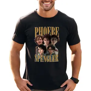 Phoebe Spengler T-Shirt, Vintage Retro Graphic Tee, Mckenna Grace Fan Gift Unisex Top Shirt