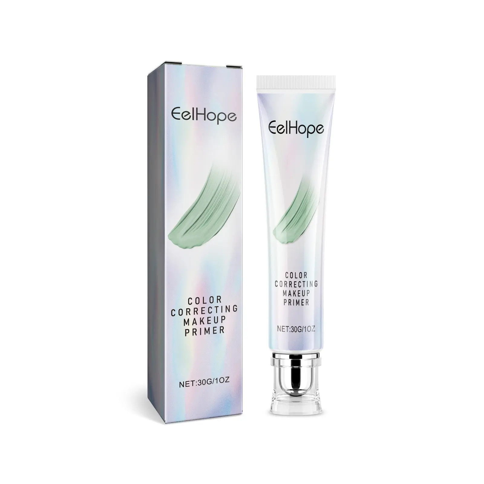 Eelhope Primer Light Holding Skin Concealer with Hyaluronic Acid & Collagen for Smooth Foundation 30g Moisturizing Makeup Cream
