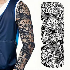 Dragon & Tiger Pattern Fake Tattoo Sticker, 16 Sheets Waterproof Temporary Tattoo Sticker, Body Art Magic Tattoo for Men & Women, Sticker Tattoos