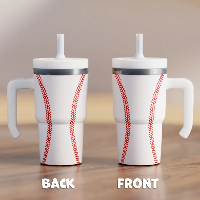 Stainless Steel  Baseball Spill Proof Kids CREWCUP 20oz
