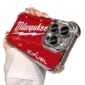 Milwaukee Phone Case C010 for iPhone 17/16/15/14/13/12/11 Xs Pro Max Plus - Anti-Drop, Shockproof, Transparent, Protective Screen Protector Protection Cover tough phone case accessory protection Casing Cellphone Smartphone