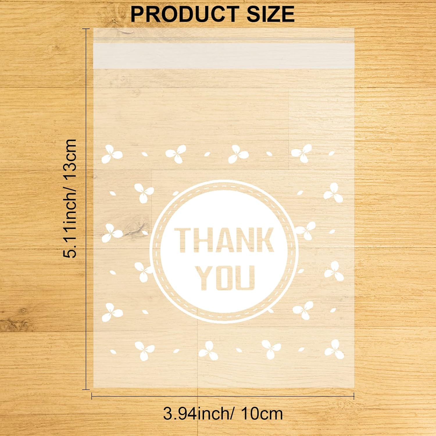 100PCS Thank You Treat Bags – Self Adhesive Cookie Candy Gift Bags, Clear Cellophane Packaging for Party Favors, Sweets & Desserts 100PCS Thank You Treat Bags – Self Adhesive Cookie Candy Gift Bags, Clear Cellophane Packaging for Party Favors, Sweets & Desserts