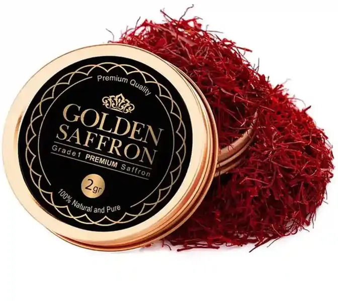 Golden Saffron, Finest Pure Premium All Red Saffron Threads, Grade A+