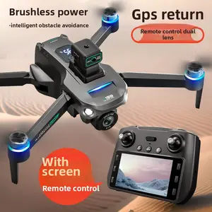 S159 UAV Remote Control with Display Aircraft for Areal Photography Four-Axis GPS Automatic Return Remote Control Aircraft Cameras Drones