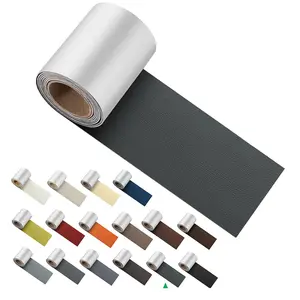 Self Adhesive Leather Repair Patch Tape x inch, Vinyl and Leather Repair Kit for Couches, Furniture, Car Seat, Boat Seat, Sofa, Vinyl Upholstery, Chair, Interior Dark Grey#