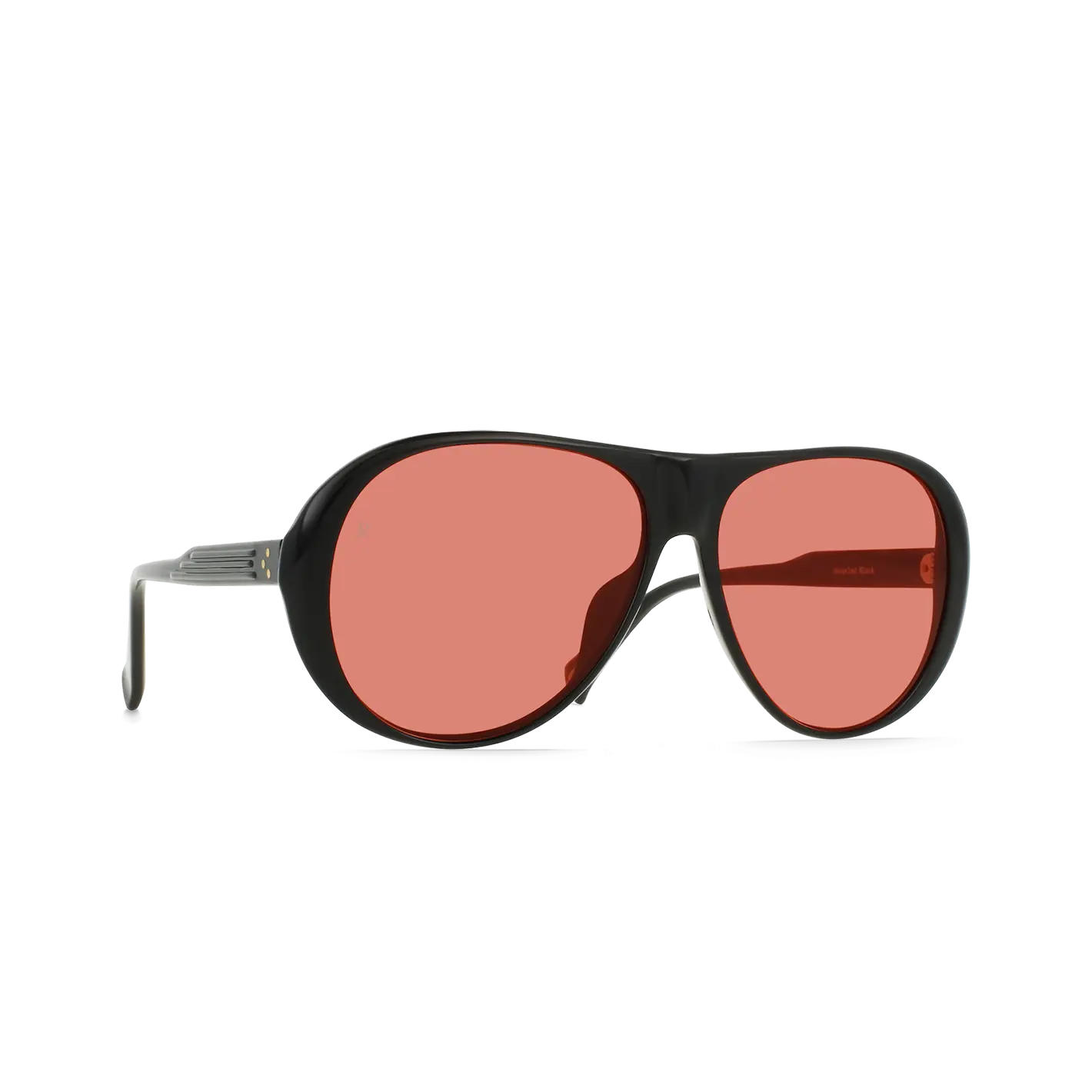 RAEN Jenever-Recycled Black Dune-58 Aviator Sunglasses with Oversized Teardrop Shape & Bold Lens Height for Medium Fit Comfort