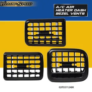 3Pcs Fit For 1998-2002 Dodge Ram 1500 2500 3500 A/C Air Heater Dash Bezel Vents