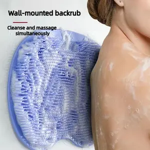 Multifunctional Back Scrubber Brush, Silicone Anti-Slip Design, Full Body Massage, Deep Cleaning, Bathroom Supplies, Suitable for Home Bathroom, Seniors