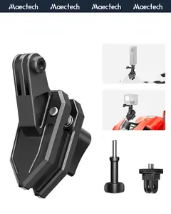 Maectech Motorcycle Windshield Clip Camera Mount for Insta360 X5/X4/X3 for GoPro for DJI Osmo Action Motorcycle Mount Clamps for Insta360 X5 Accessories