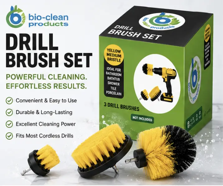 Bio-Clean Products Drill Brush Set