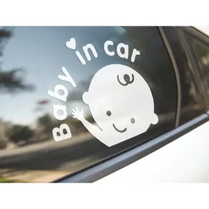 Baby in Car Vinyl Car Truck Decal Window Sticker Vehicle Décor Car Accessories New Born Gifts