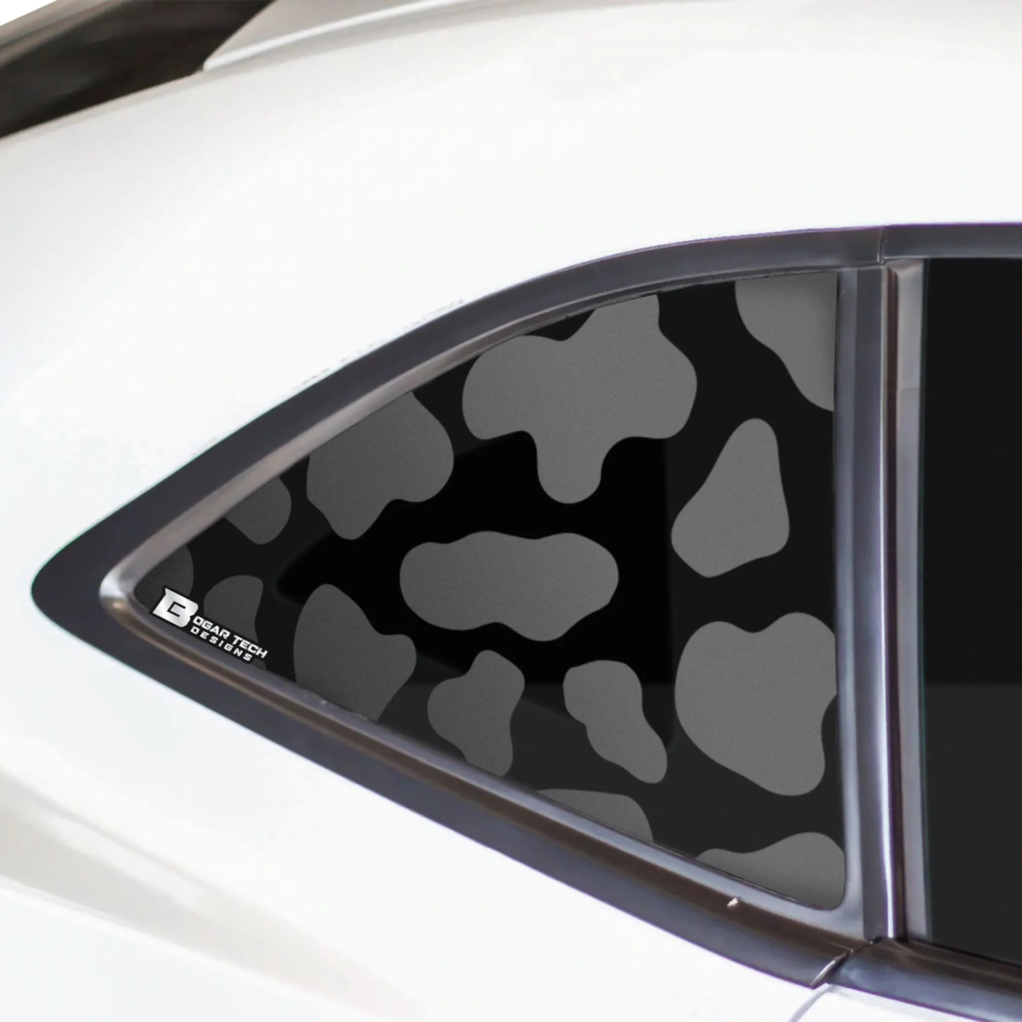 Precut Quarter Window Animal Cow Print Vinyl Decal Sticker Fits Chevrolet Camaro 2010-2015
