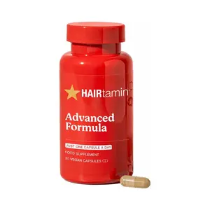 HAIRtamin Advanced Formula Vegan Supplement- 30 Capsules