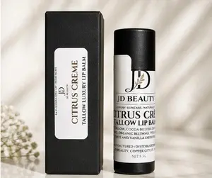 Citrus Crème Tallow Lip Balm | Organic Nourishing Lip Treatment