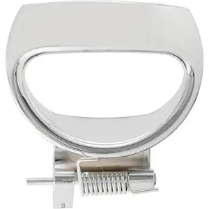 Chrome Interior Door Handle, Front/Rear Passenger Right Side, with Metal Pin & Spring Replacement Kit, Compatible with 2006-2011 Chevy HHR, Replaces1929961320897806
