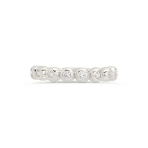 Sterling Silver Trisha CZ Bezel Ring